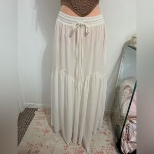 Scarlet Darkness maxi skirt